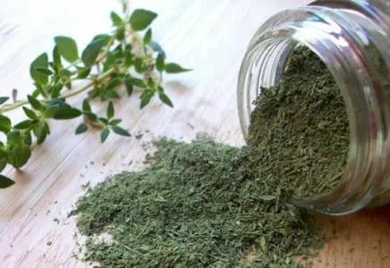 تصویر 2 از نعنا خشک تمیز تهیه شده از برگ های سبز باغی